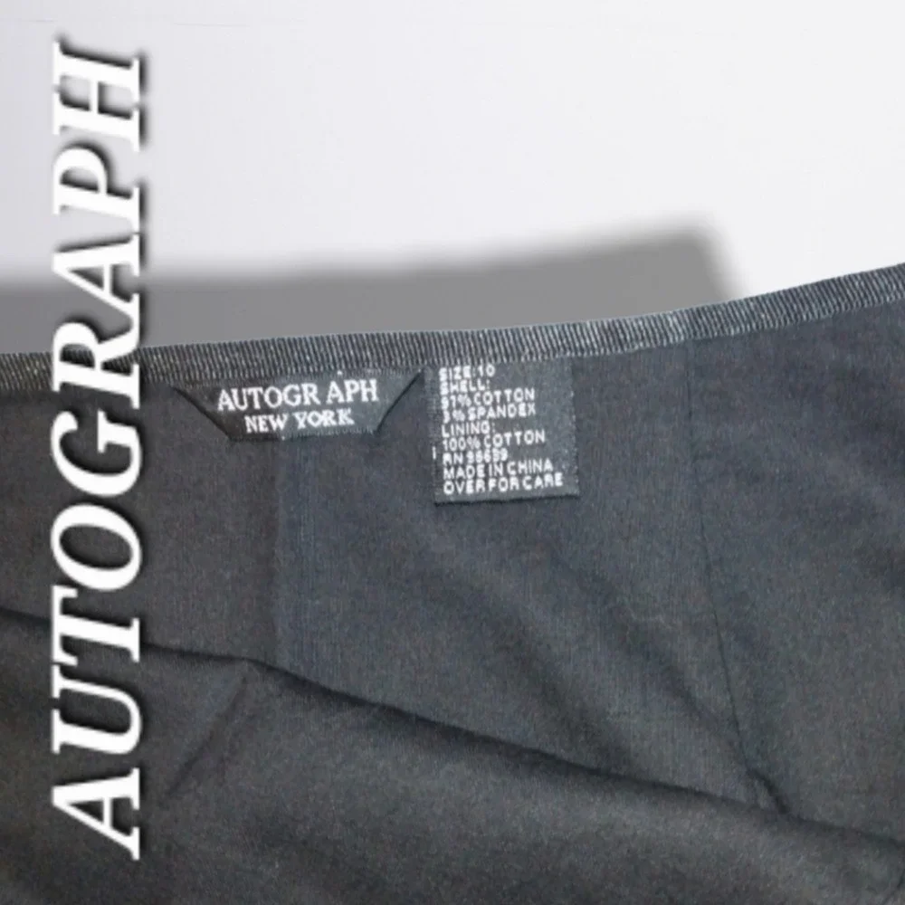Autograph by New York black embroidery